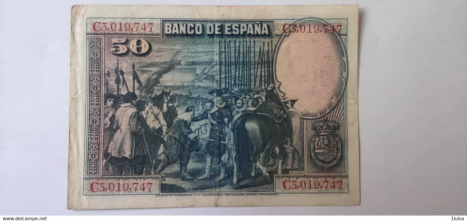 SPAGNA 50 PESETAS 1928 - 50 Peseten