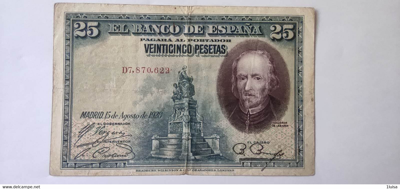 SPAGNA 25 PESETAS 1928 - 1-2-5-25 Pesetas