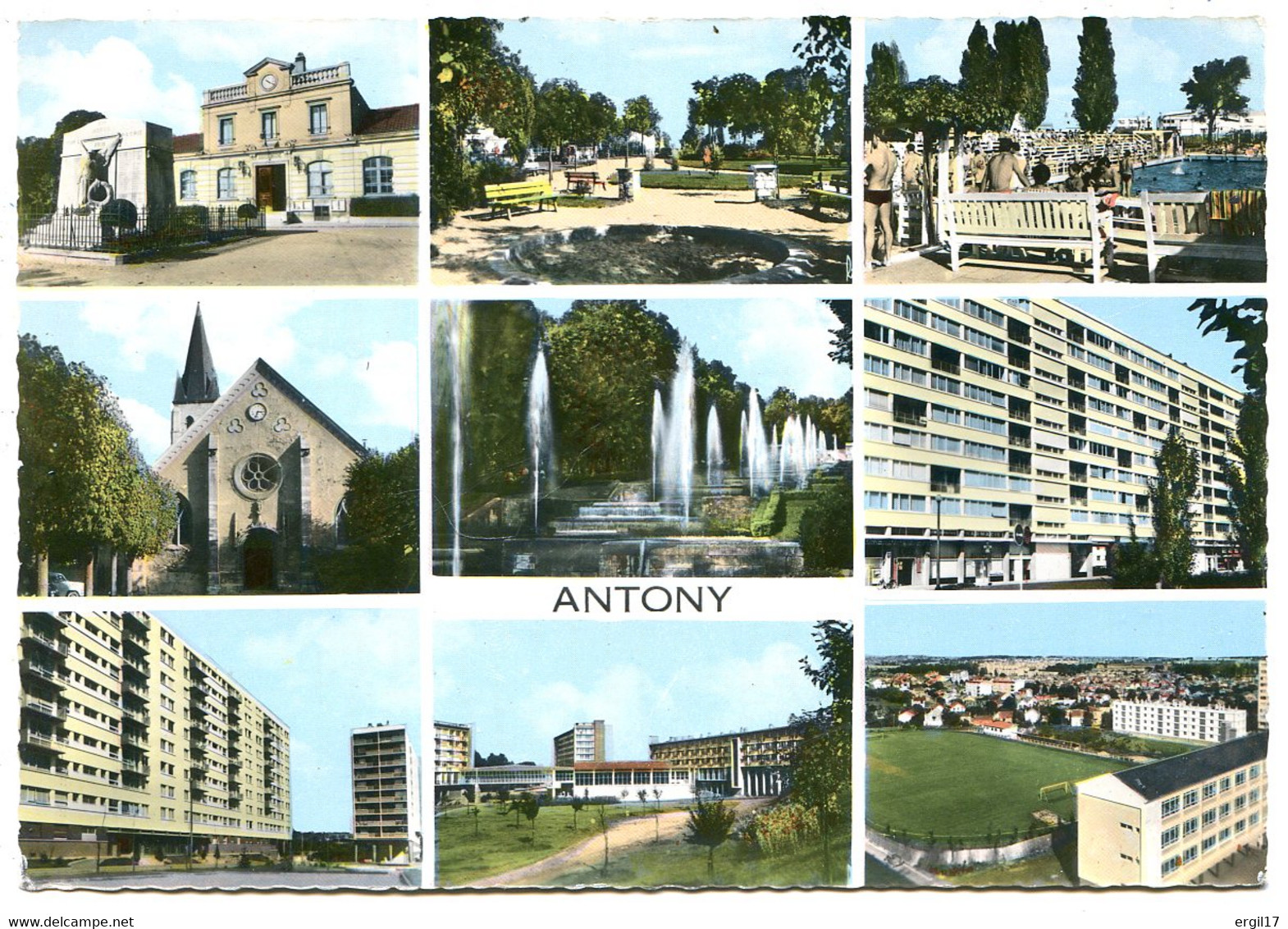 92160 ANTONY - Vues De La Ville - Fontaines Du Parc De Sceaux - Antony