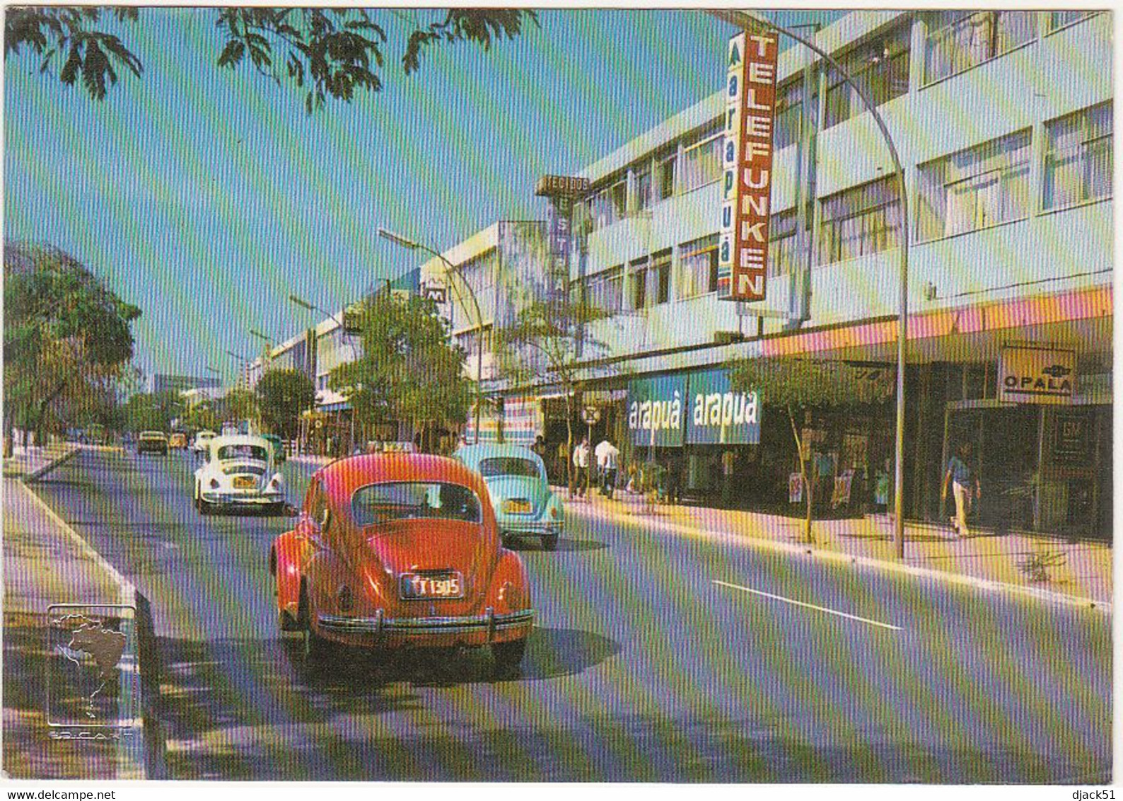 Brésil / BRASIL / BRASILIA - DF Avenida W 3 / Voitures Coccinelle Volkswagen - Brasilia