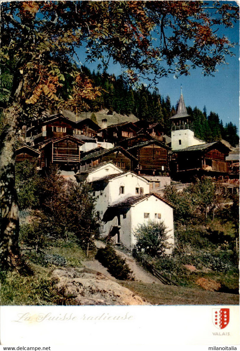 Le Village Valaisan De Grimentz (352) * 31. 8. 1967 - Grimentz