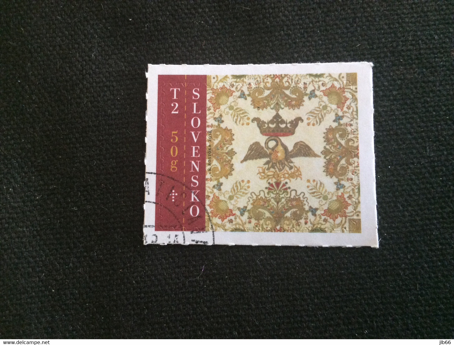 SK 2018 YT 736 Auto Adhésif Oblitéré Pâques Textile Liturgique Pélican  Easter - Used Stamps