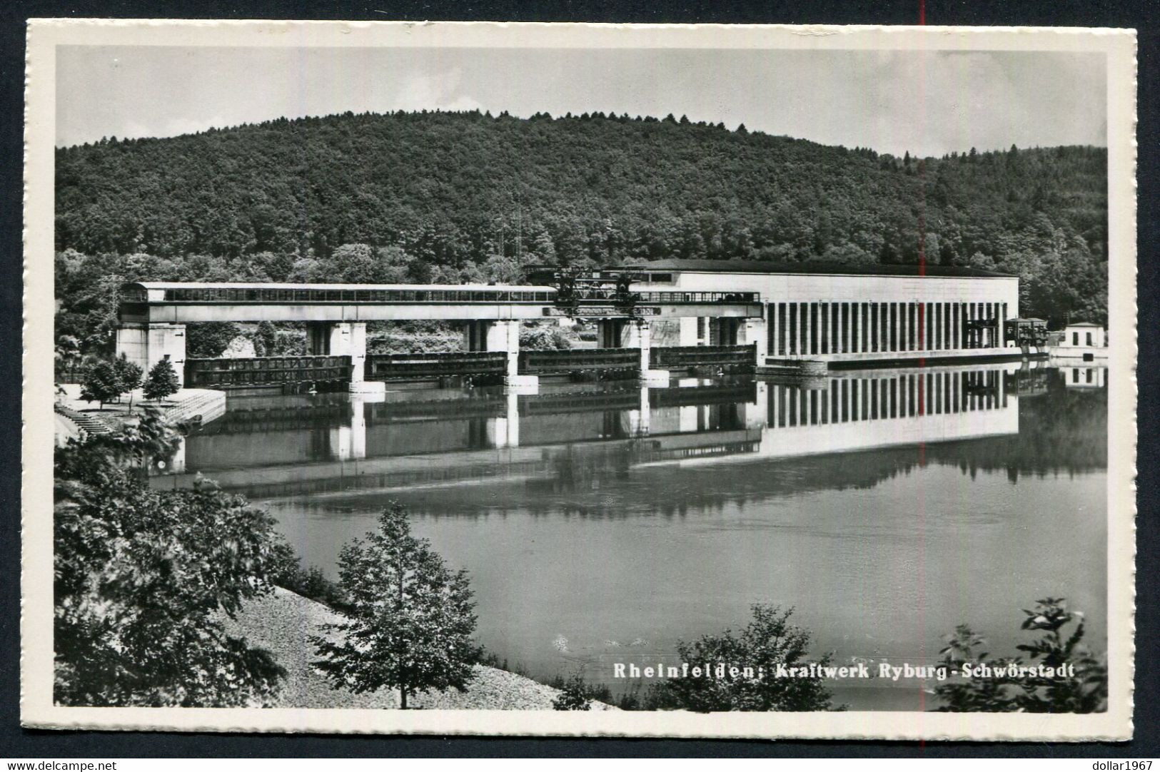 Kraftwerk Ryburg-Schwörstadt, Kraftwerkstrasse 1025 , Möhlin  - NOT  Used  - Scans For Condition.(Originalscan !!) - Möhlin