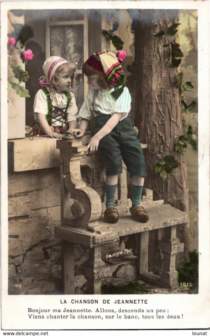Enfants - Couple - Edition IRIS N° 150 Photo Arjalew La Chanson De Jeannette - Collections, Lots & Séries