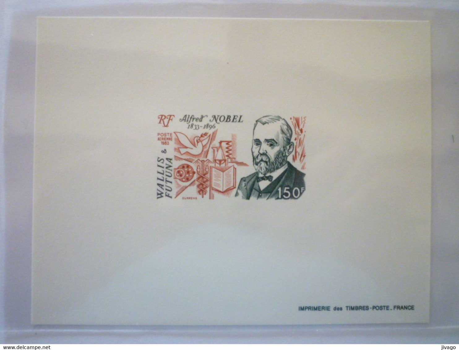 2022 - 3407  EMISSION  LUXE  1983  P. A.  Alfred NOBEL   XXX - Storia Postale