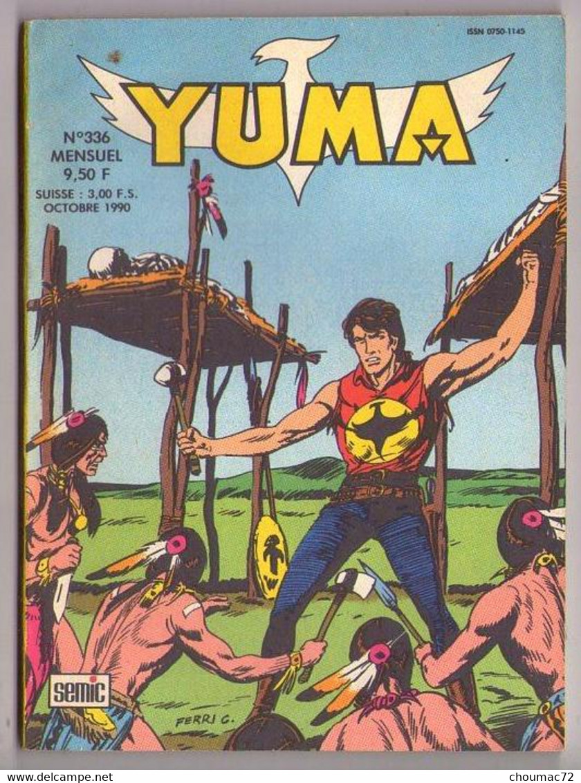 BD Yuma N° 336, 1990, SEMIC - Yuma