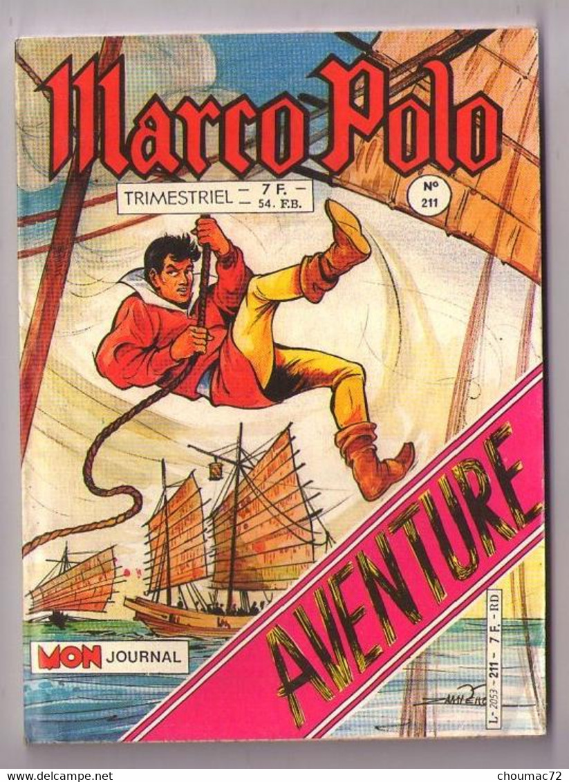 BD Marco Polo N° 211 Année 1986, Mon Journal - Marco-Polo