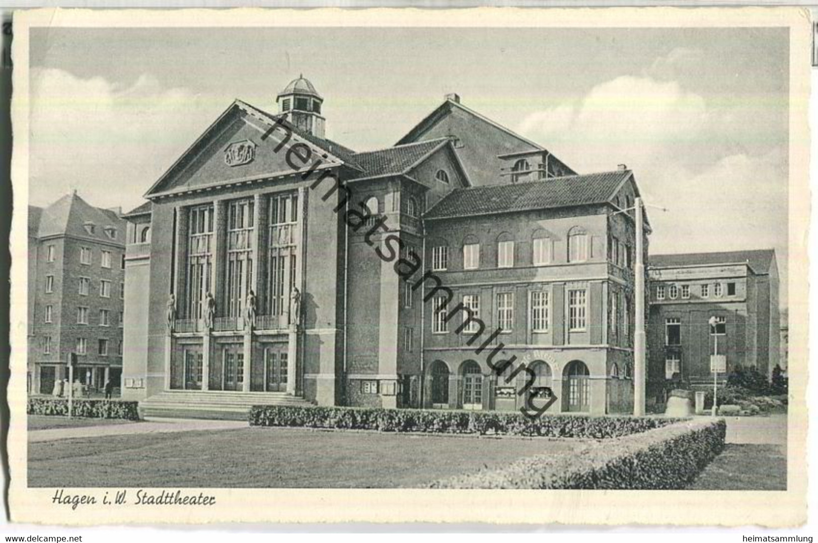 Hagen I. W. - Stadttheater - Verlag Kettling & Krüger Schalksmühle - Halle I. Westf.