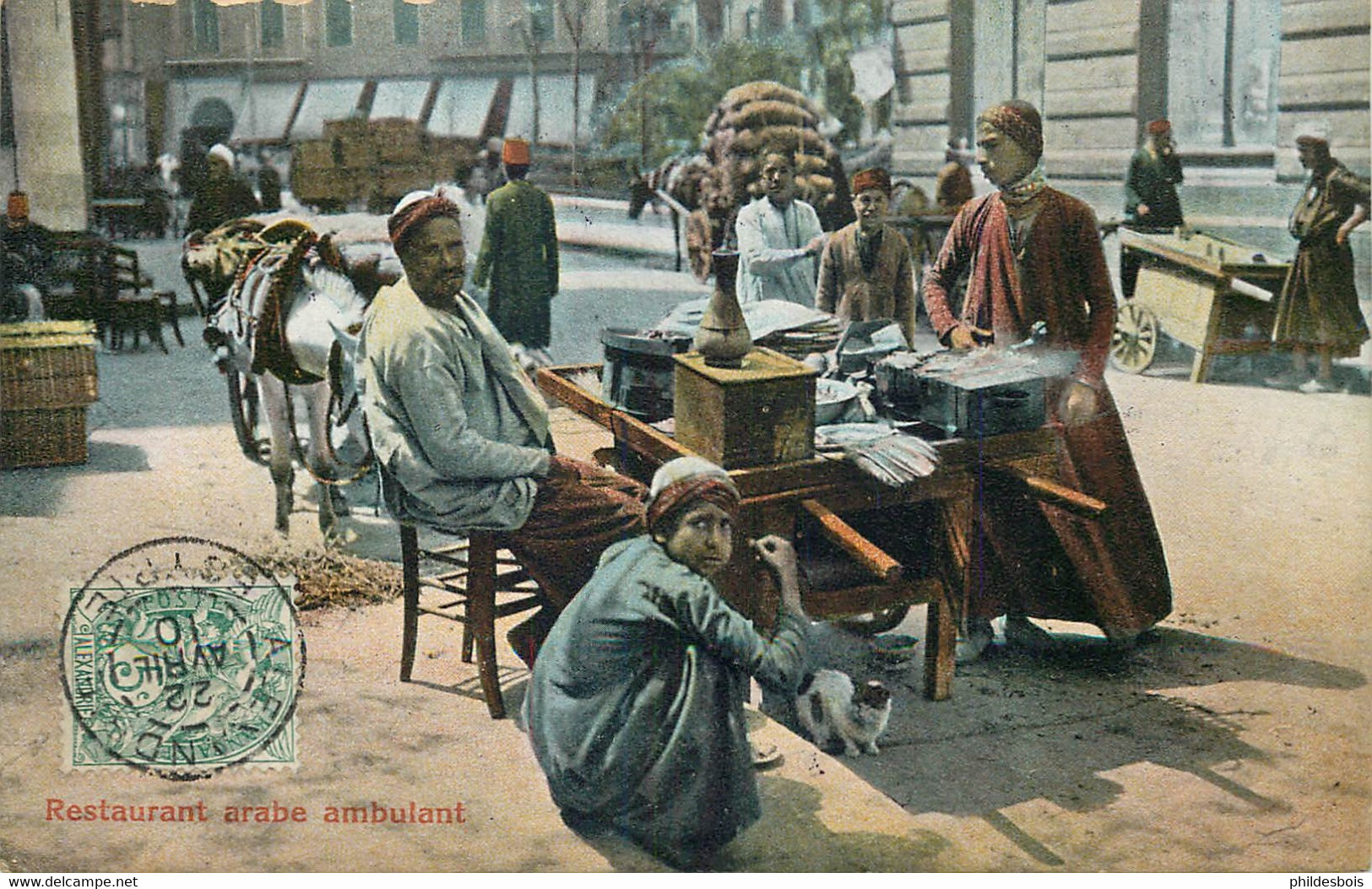 EGYPTE Restaurant Arabe Ambulant - Persons