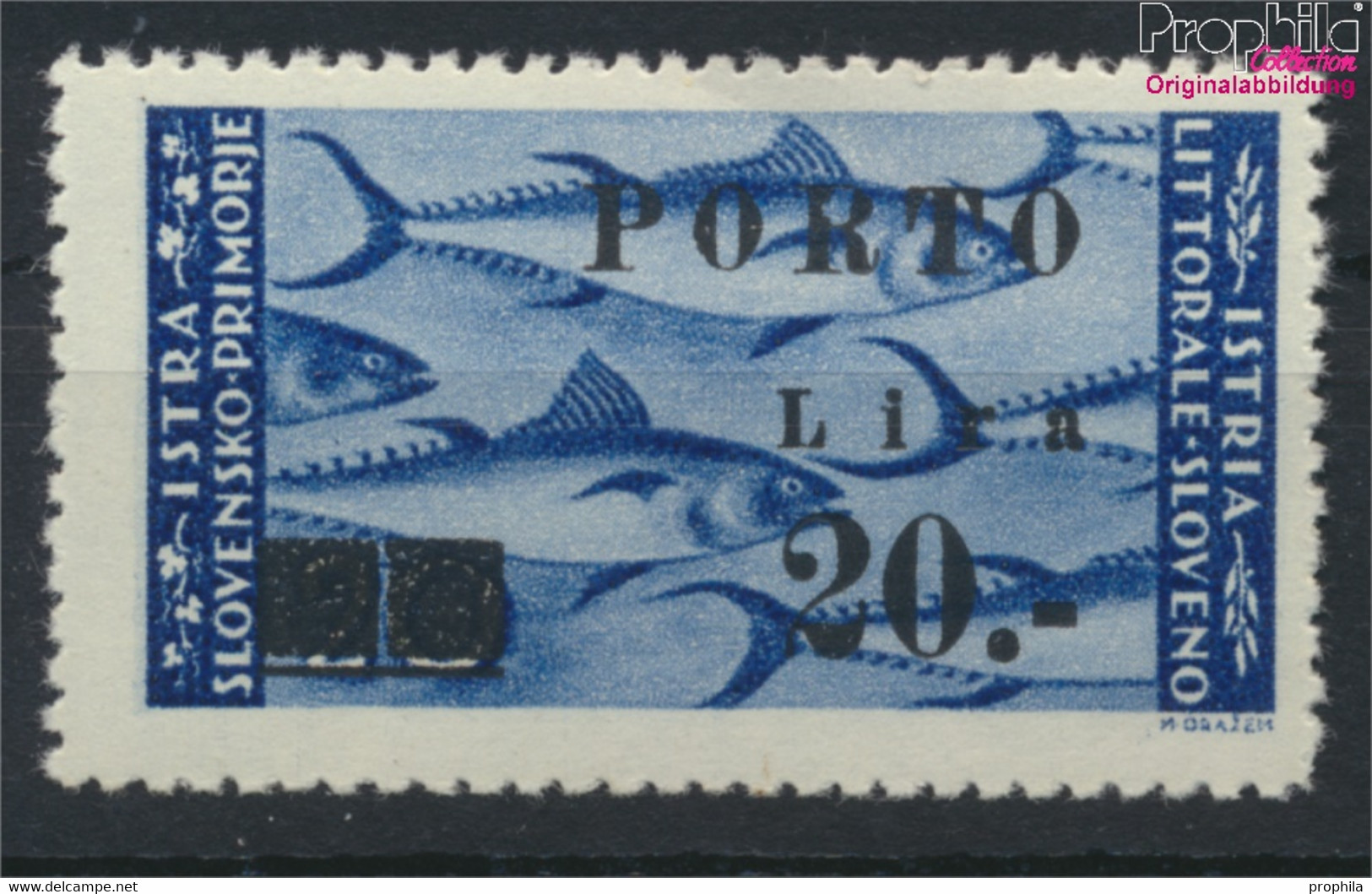 Jugoslawien - Istrien / Küste P18I A Postfrisch 1946 Portomarken (9804950 - Jugoslawische Bes.: Istrien