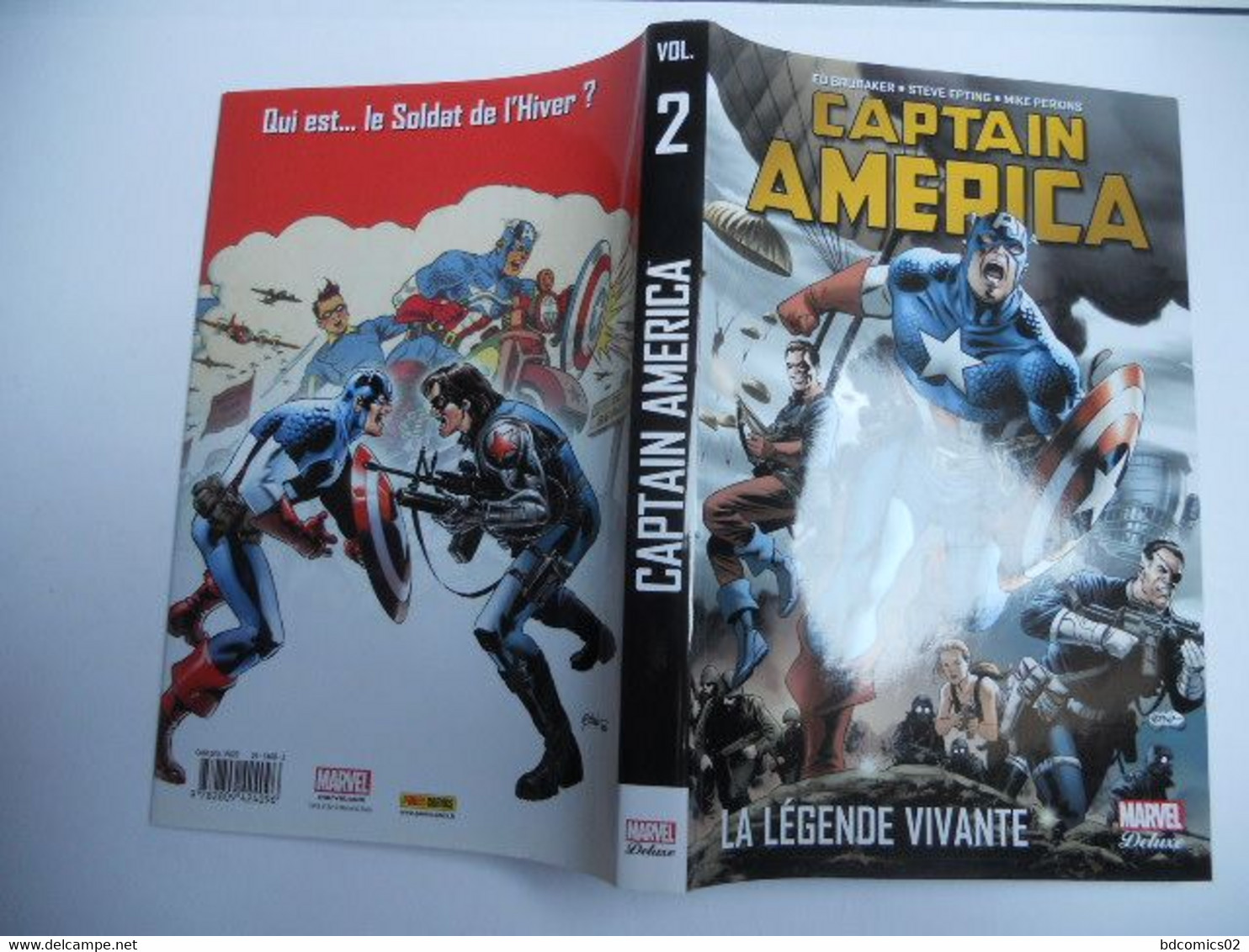 Captain America Deluxe La Légende Vivante Tome 2  TBE - Captain America