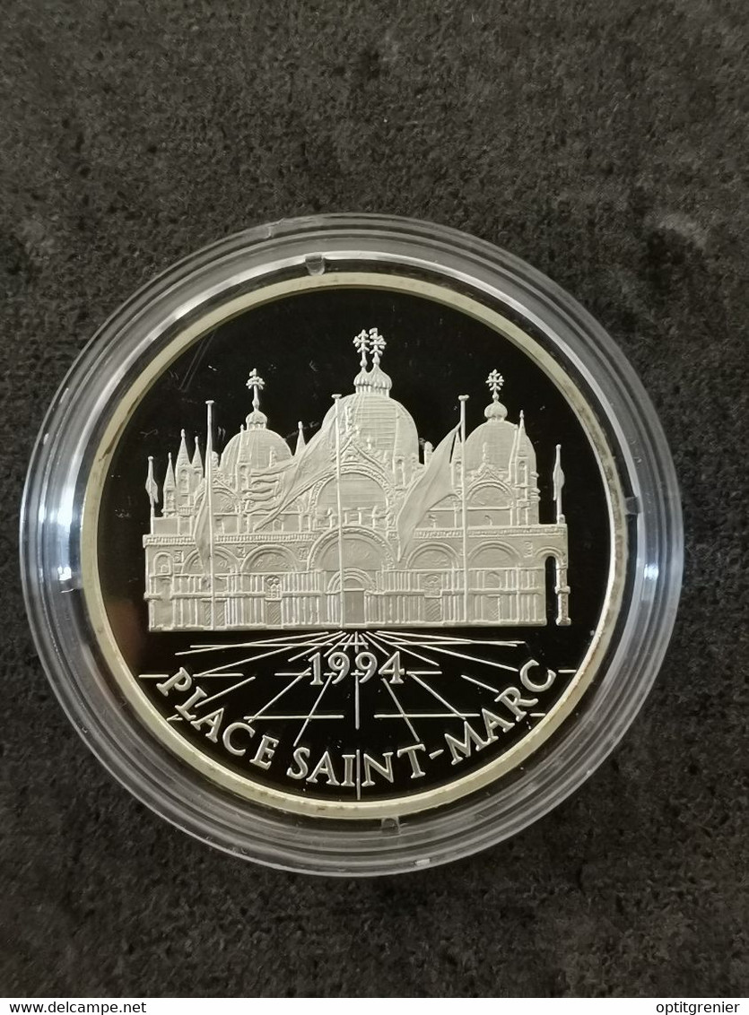 100 FRANCS 15 ECUS BE PROOF PLACE SAINT-MARC 1994 / 20000 EX SILVER FRANCE / CAPSULE - Probedrucke