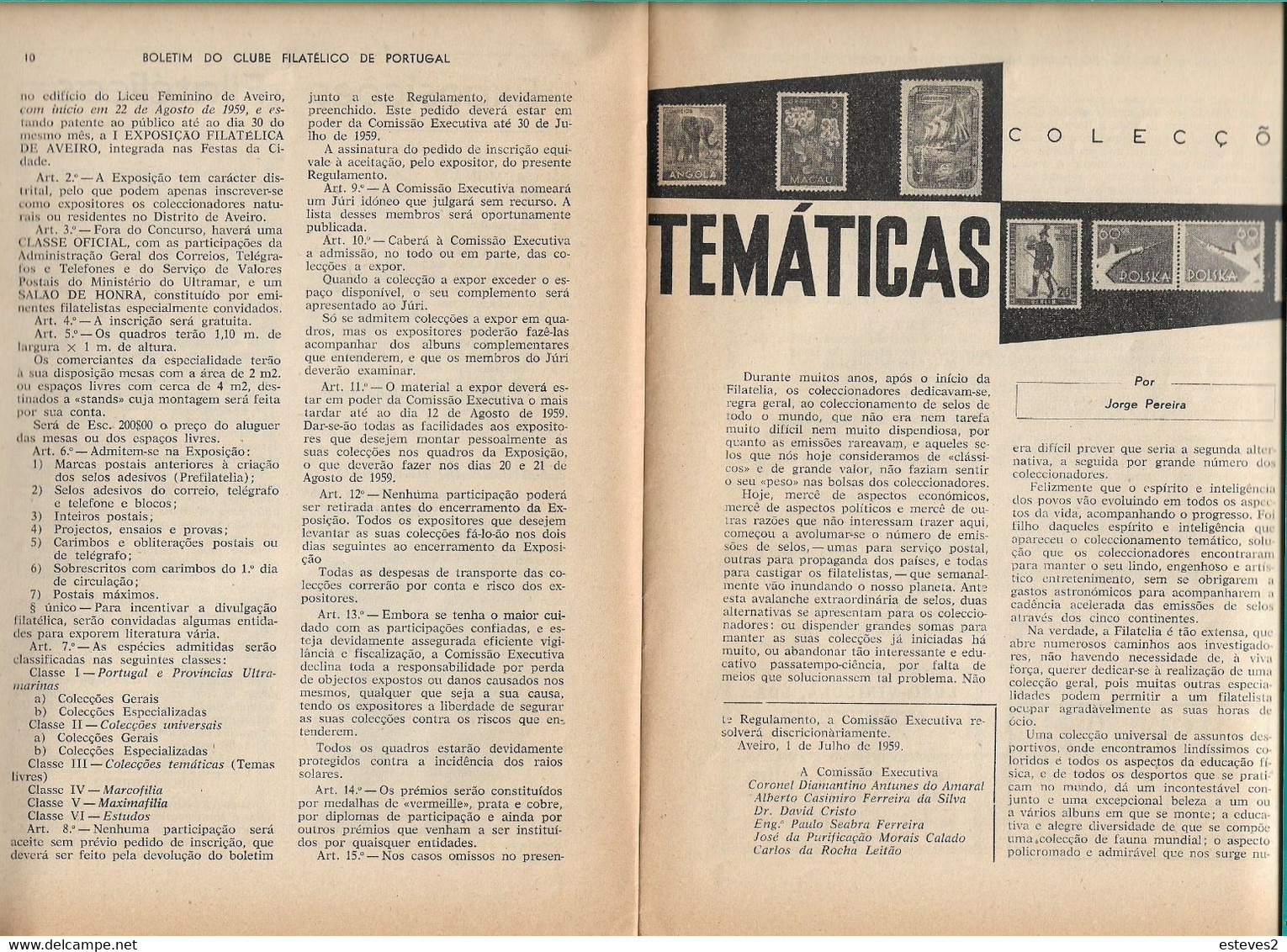 July 1957 , Boletim Do Clube Filatélico De Portugal Nº 97 , Philalelic Magazine , 32 Pages , Good Condition - Sonstige & Ohne Zuordnung