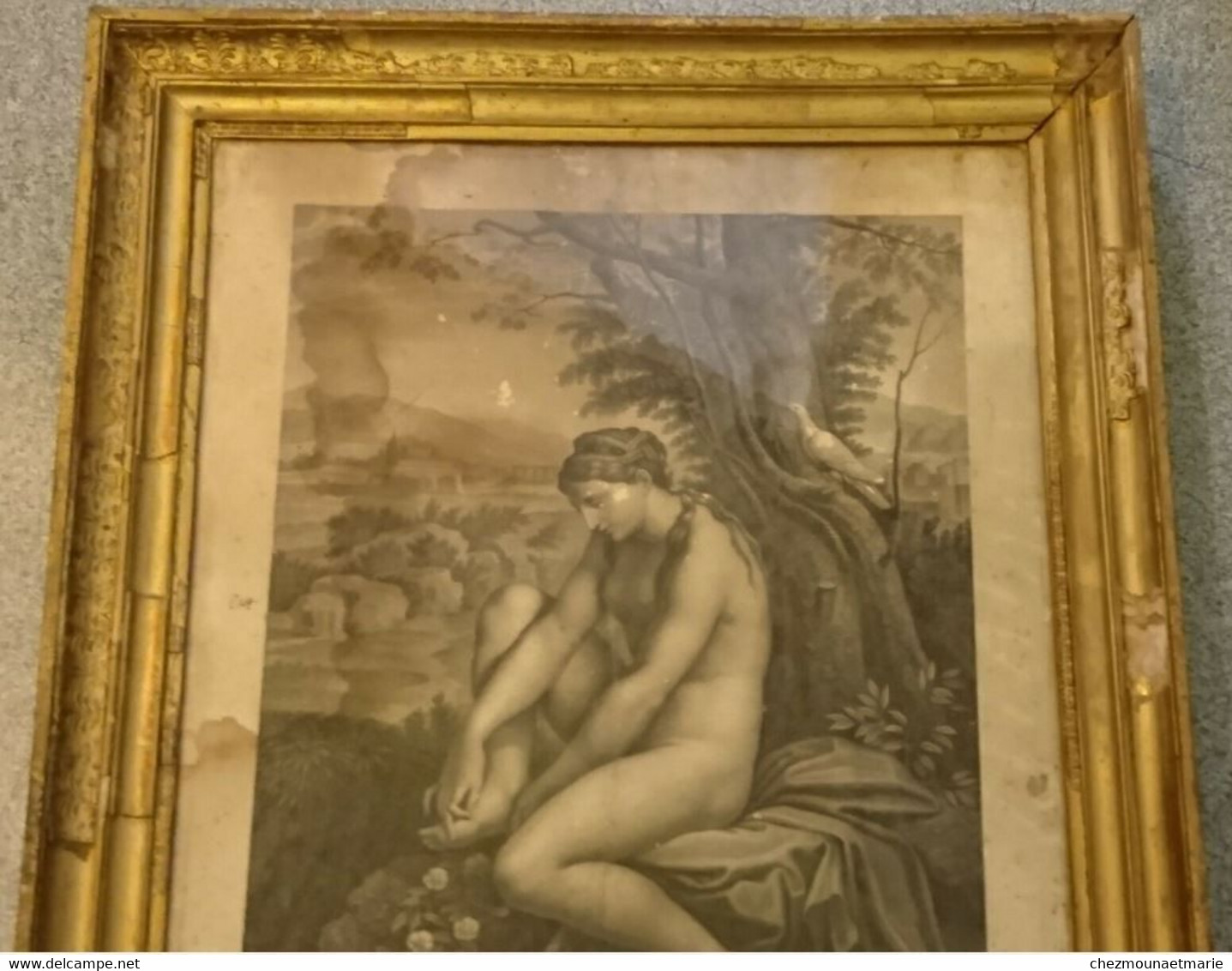 18ème VENUS BLESSEE ESTAMPE - GRAVEUR PIERRE AUDOUIN - DE METTERNICH - Prints & Engravings