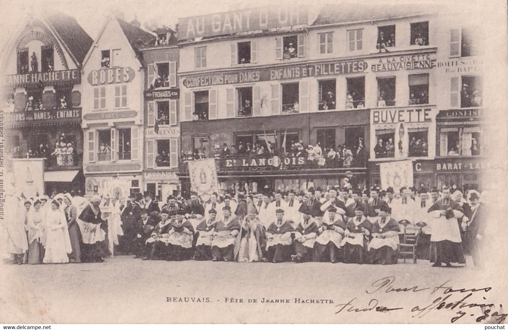 B15-60) BEAUVAIS - FETE DE JEANNE HACHETTE - ANIMEE - 1902 - ( 2 SCANS ) - Beauvais