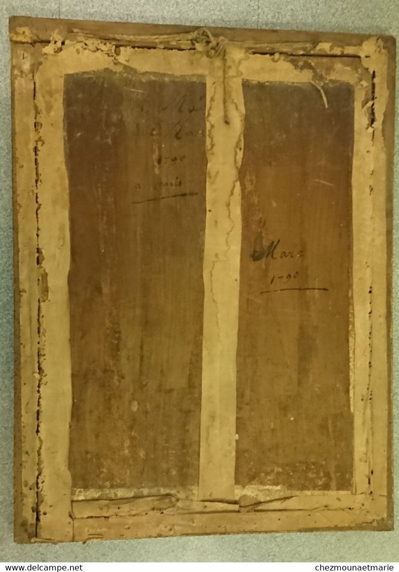 HIPPOLYTE DE LA TUDE CLAIRON GRAVURE DONNEE PAR LE ROI TAILLE CADRE 78*59CM D'après le tableau de Charles Van Loo.