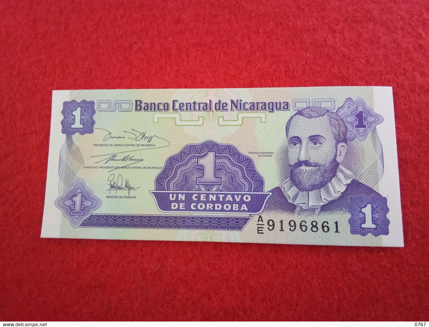 Ancien Billet NICARAGUA 1 CENTAVO 1991 (bazarcollect28) - Nicaragua