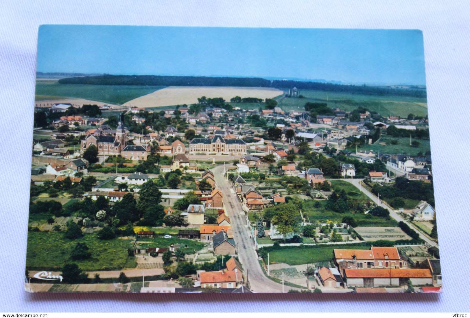 Cpm, Combles, Vue Générale Aérienne (02) , Somme 80 - Combles