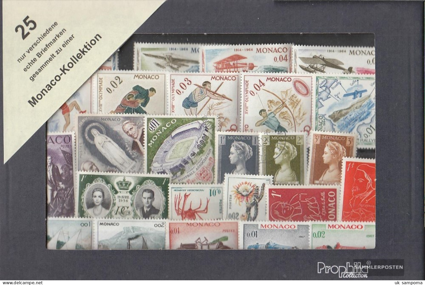 Monaco 25 Different Stamps - Collections, Lots & Séries