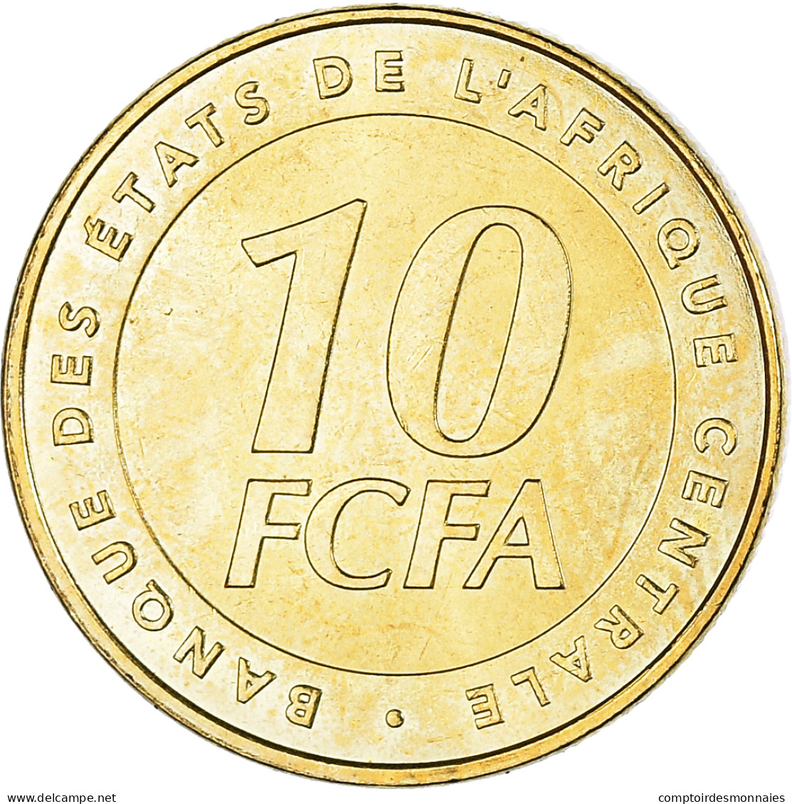 Monnaie, États De L'Afrique Centrale, 10 Francs, 2006, Paris, CFA, SPL, Laiton - Other - Africa