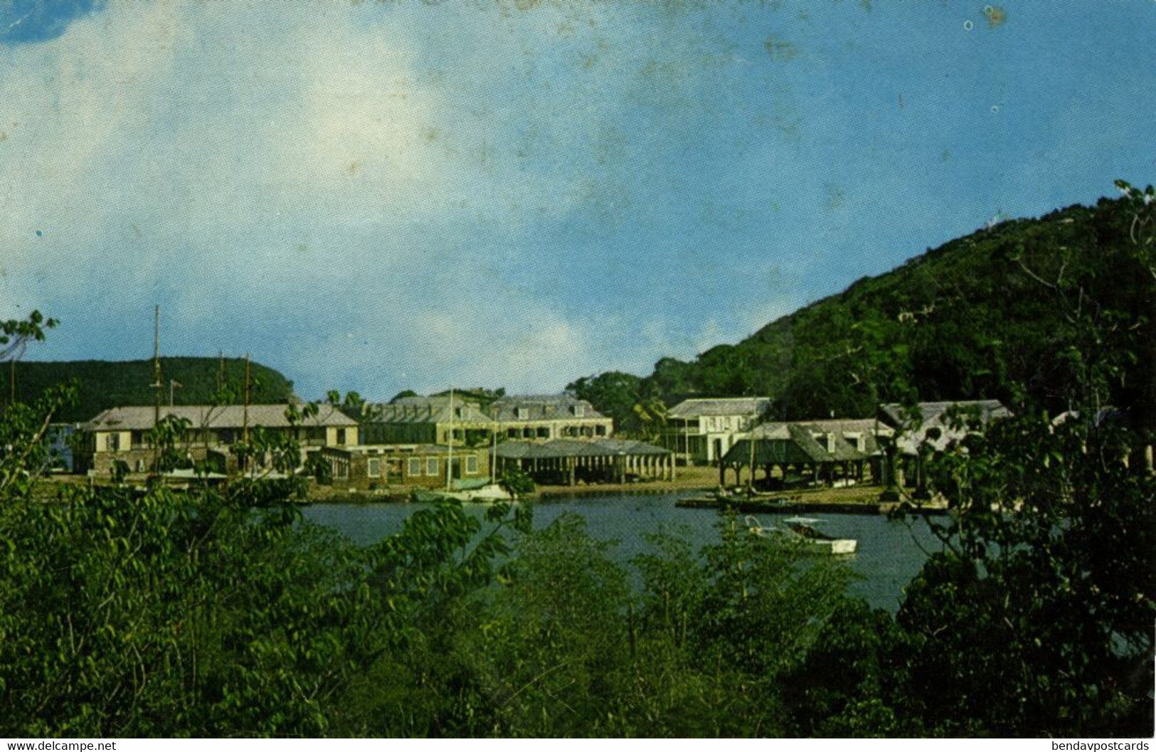 Antigua, B.W.I., St. John's Dockyard, Yachting Haven (1964) Postcard - Antigua Und Barbuda