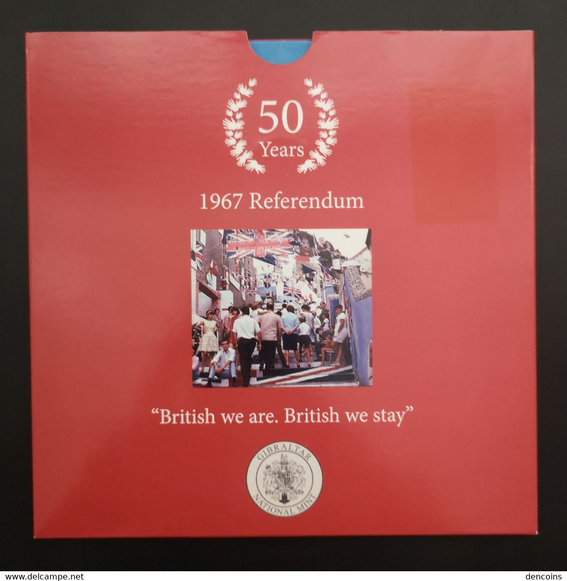 BU SET GIBRALTAR 2017 REFERENDUM - NEUF - NEW - KMS COFFRET - Gibraltar