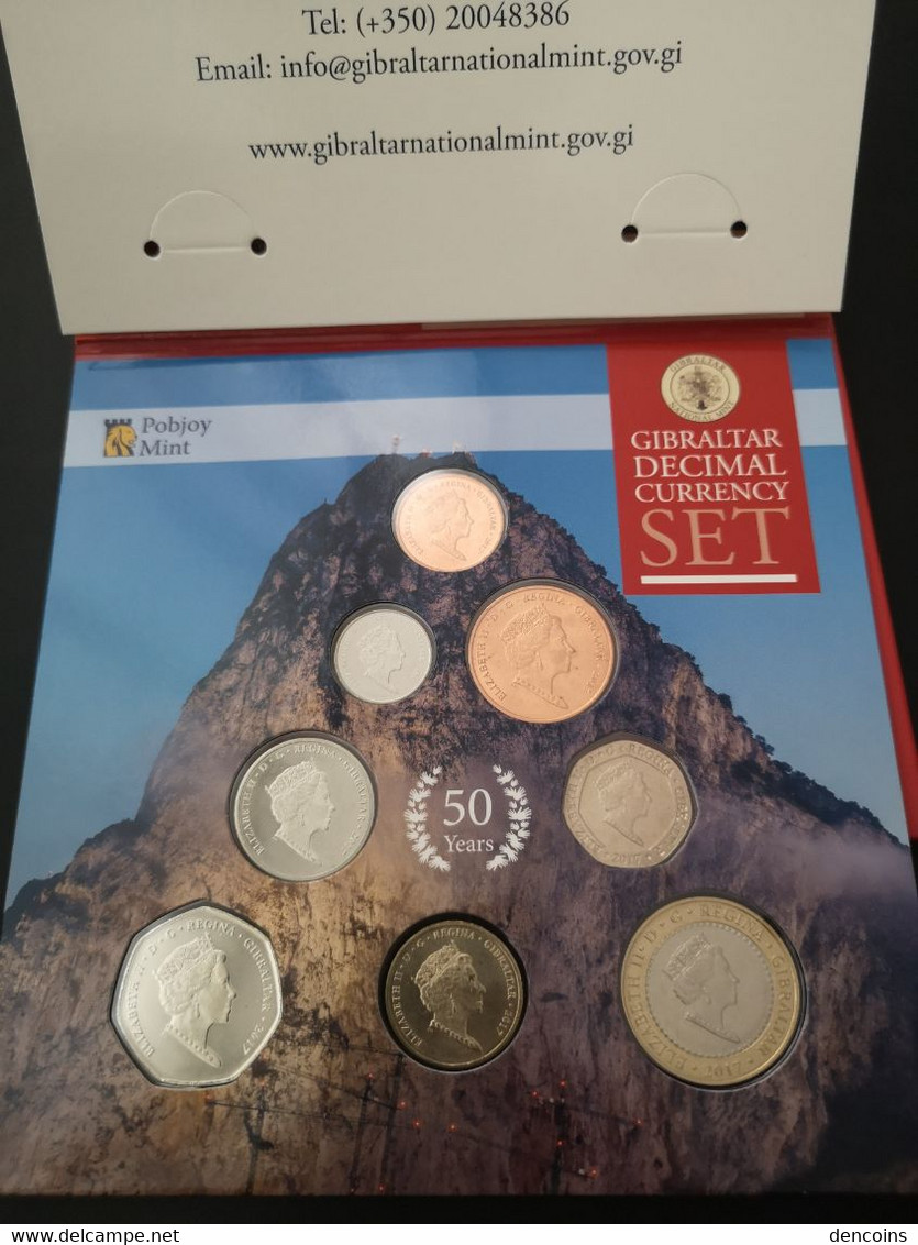 BU SET GIBRALTAR 2017 REFERENDUM - NEUF - NEW - KMS COFFRET - Gibraltar