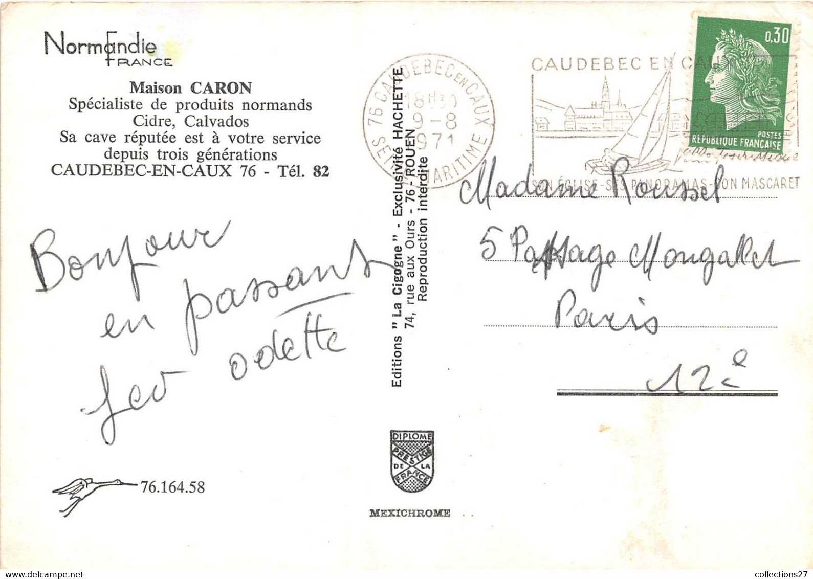 76-CAUDEBEC-EN-CAUX- MAISON CARON - Caudebec-en-Caux