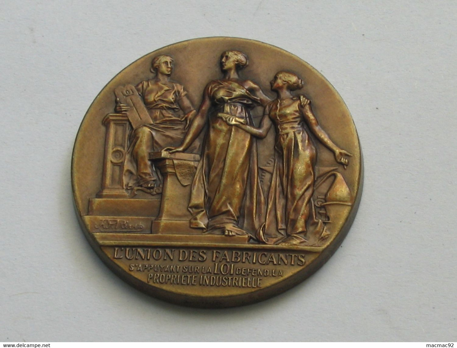 Médaille - Union Des Fabricants - Pour Le Répression De La Contrefaçon    **** EN ACHAT IMMEDIAT **** - Professionnels / De Société