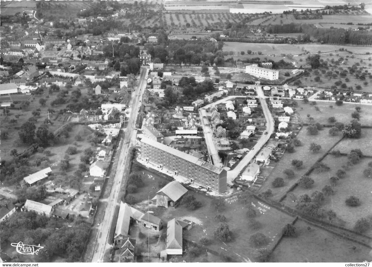 76-BLANGY-SUR-BRESLE-  VUE GENERALE AERIENNE - Blangy-sur-Bresle