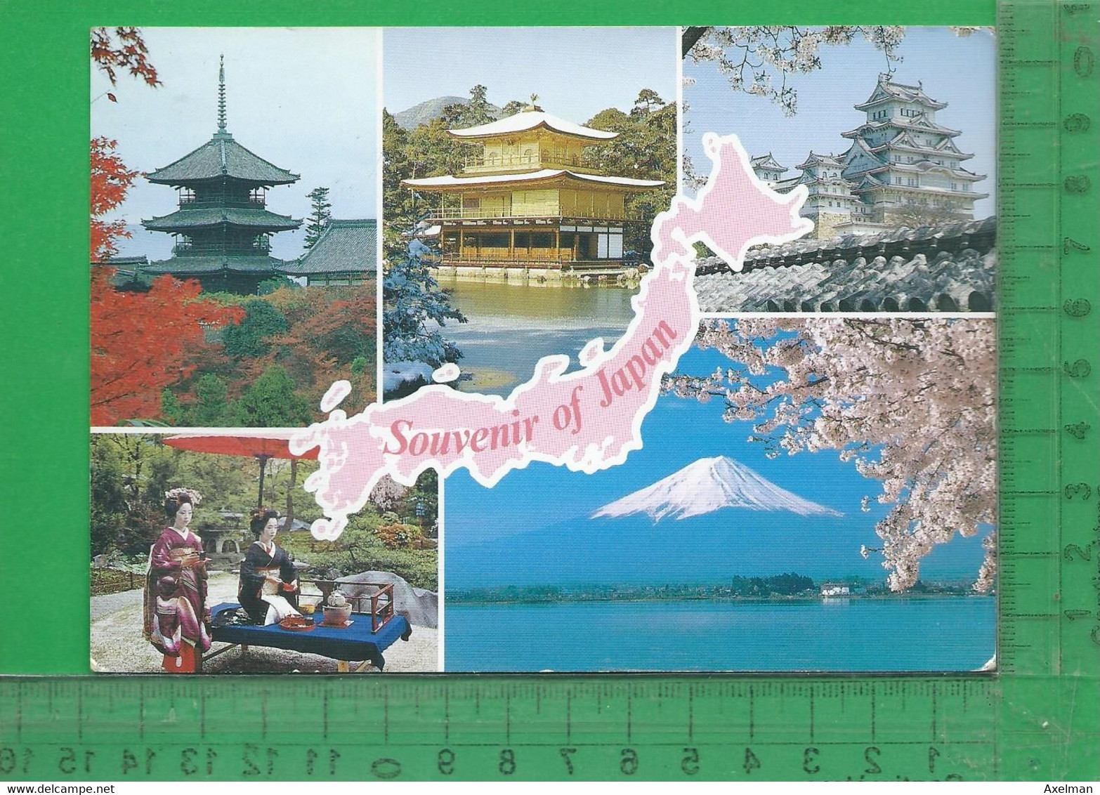 CPM  JAPON, KYOTO : Souvenir 5 Vues Dont  Mont Fuji - Hiroshima