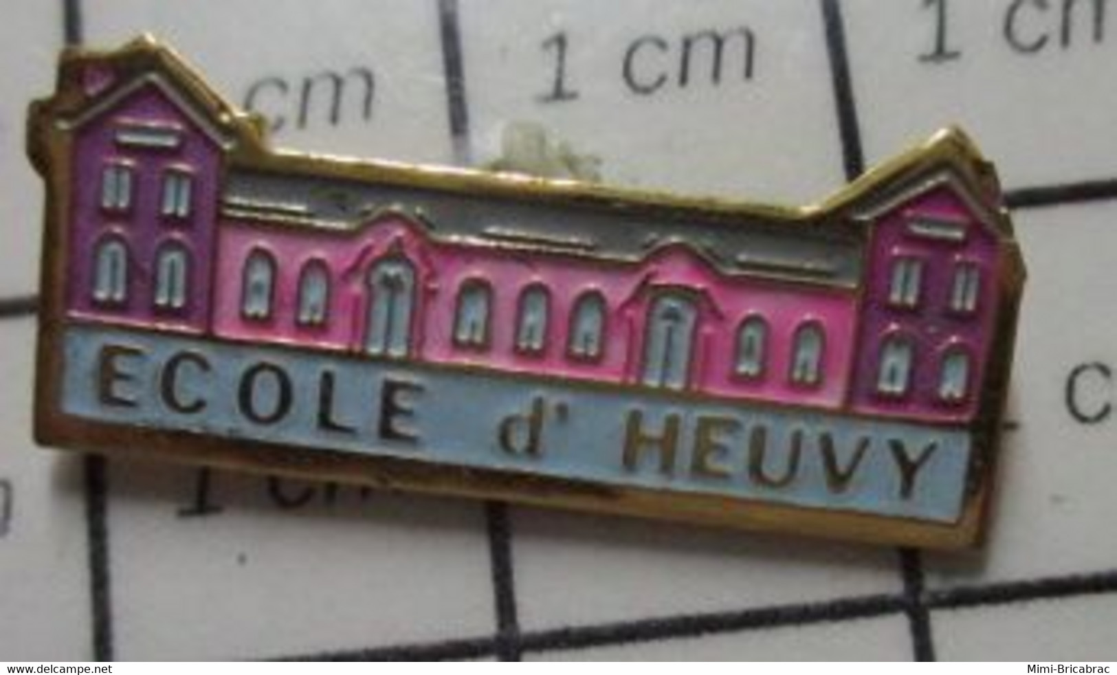 3219 Pin's Pins / Beau Et Rare / THEME : ADMINISTRATIONS / NAMUR  ECOLE D'HEUVY Le Rugby ? - Administrations