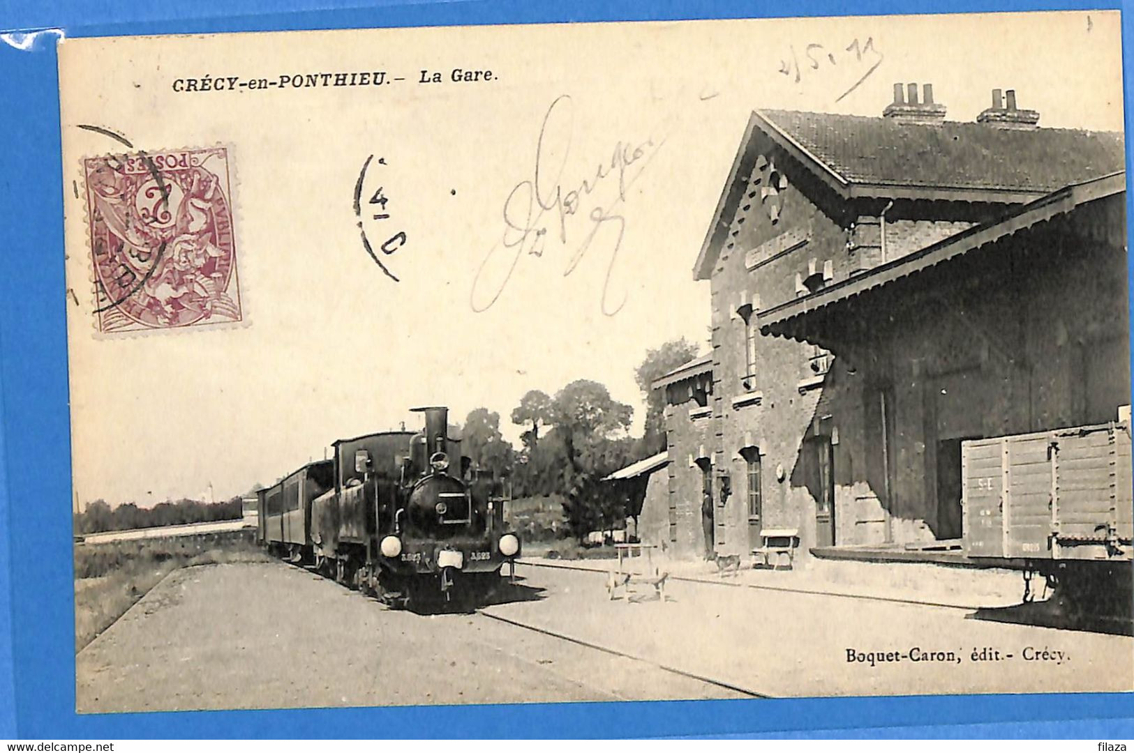 80 - Somme - Crecy En Ponthieu - La Gare (N8957) - Crecy En Ponthieu