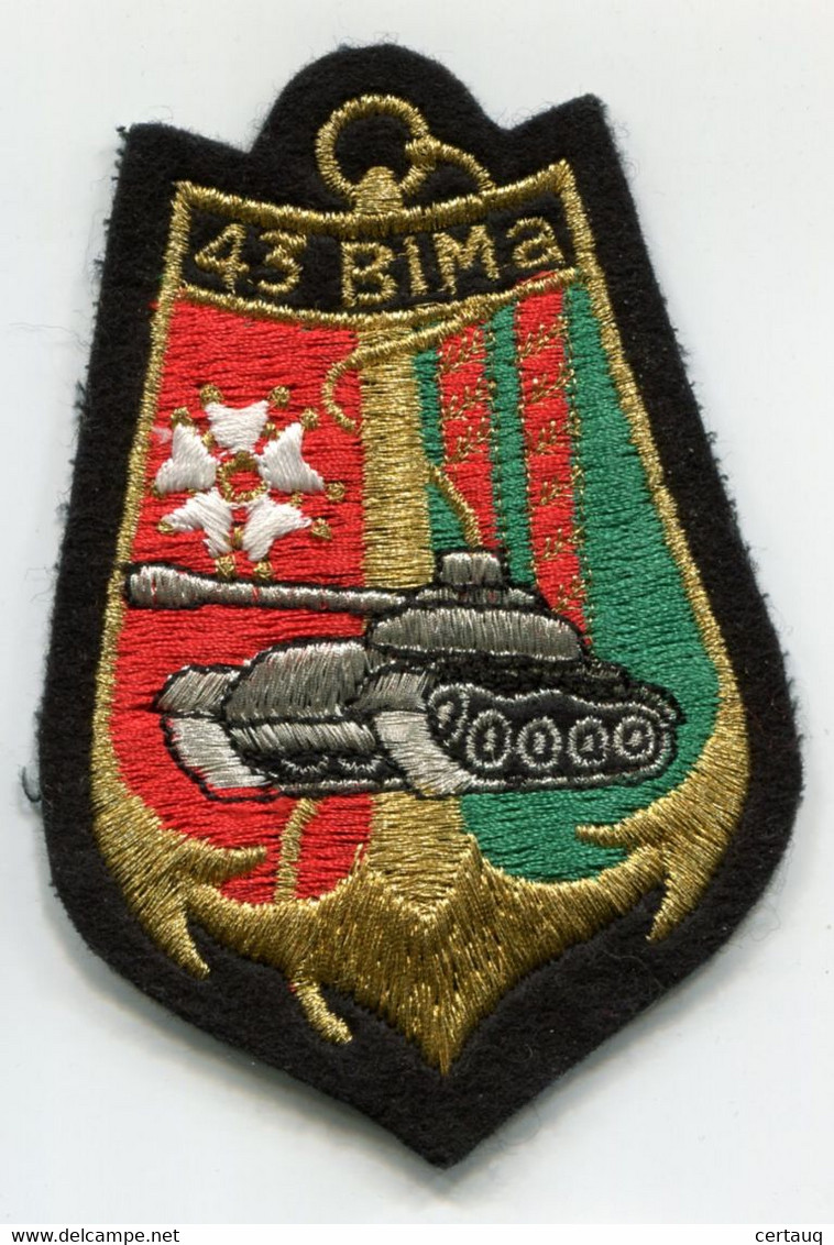 Troupes De Marine - 43° BIMa - Ecussons Tissu