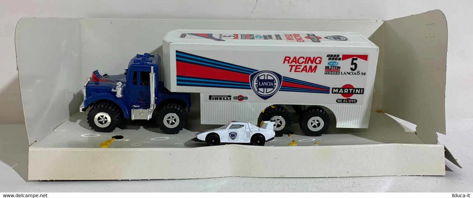 I105866 Re.El Toys - Elettrico 4x4 - Lancia Racing Team PIrelli - Camion + Auto - Trucks, Buses & Construction