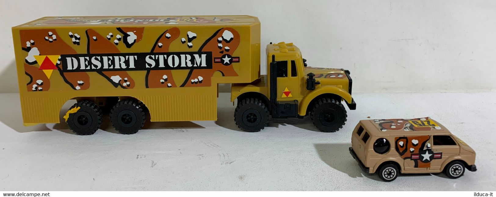 I105867 Re.El Toys - Elettrico 4x4 - U.S. Army Desert Storm - Camion + Furgone - Autocarri, Autobus E Costruzione