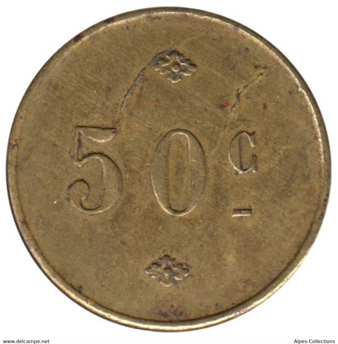 MONTLUCON - NR01 - Monnaie De Nécessité - 50 Centimes - Café Moderne - Monétaires / De Nécessité