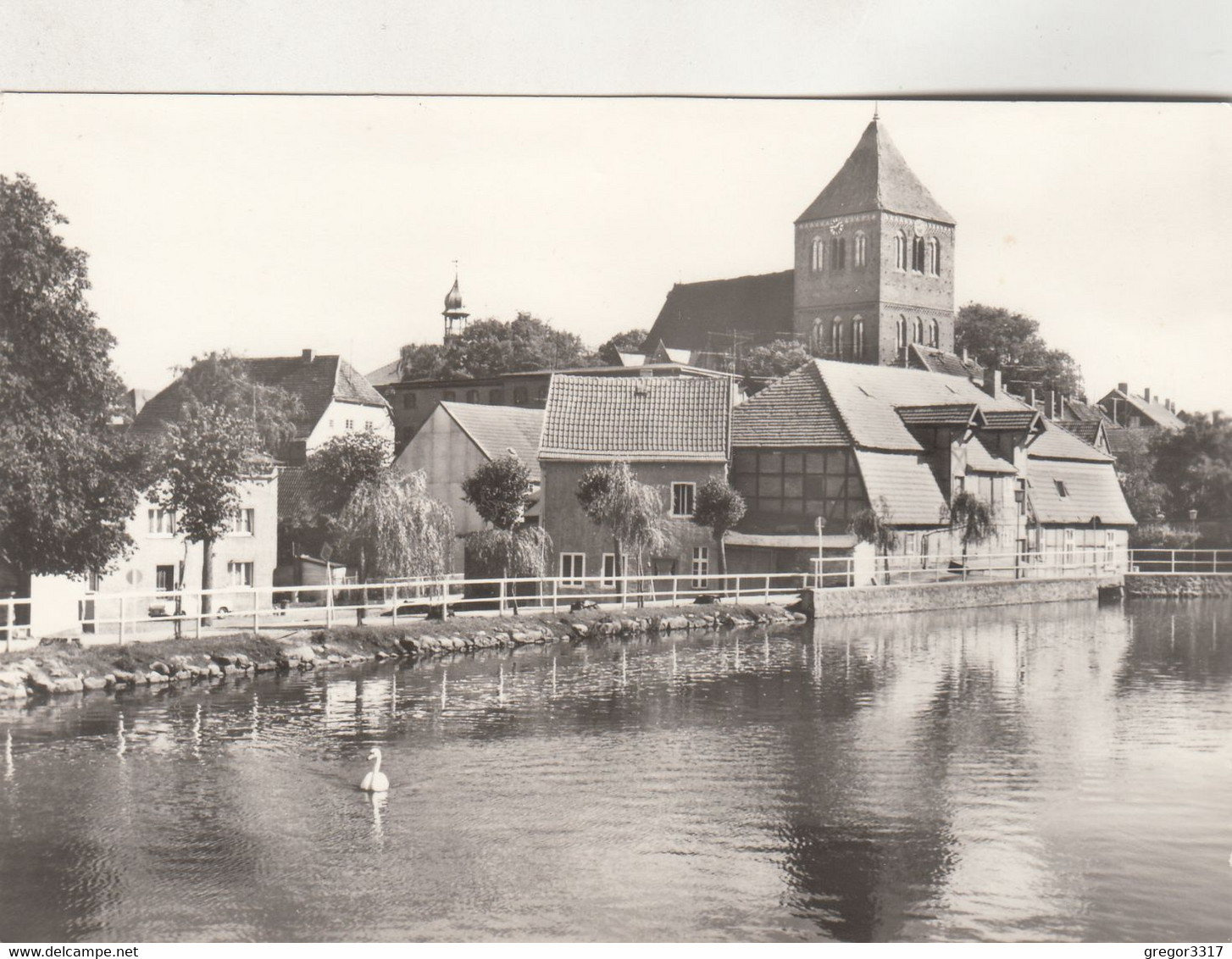 B4724) TETEROW - Am MÜHLENTEICH - Sehr Schöne Alte S/W AK - Teterow