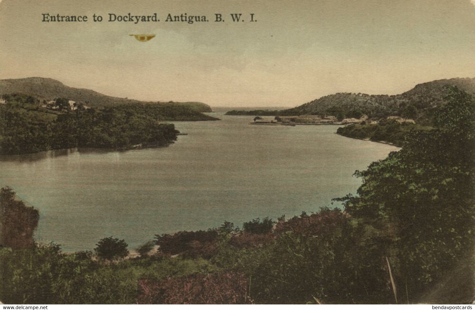 Antigua, B.W.I., St. John's, Entrance To Dockyard (1910s) Postcard - Antigua Y Barbuda