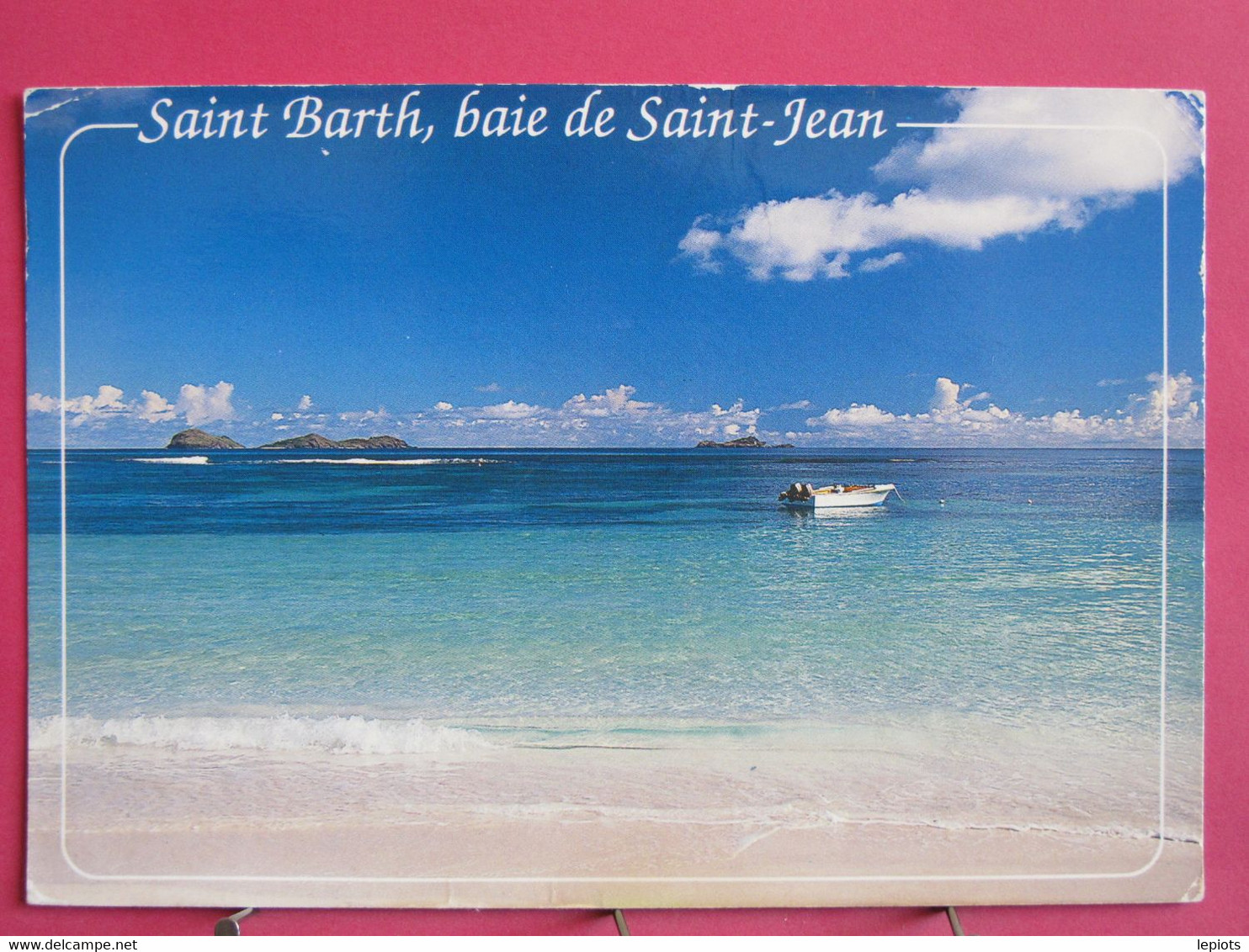 Visuel Très Peu Courant - Guadeloupe - Saint Barthélémy - La Baie De Saint Jean - R/verso - Saint Barthelemy