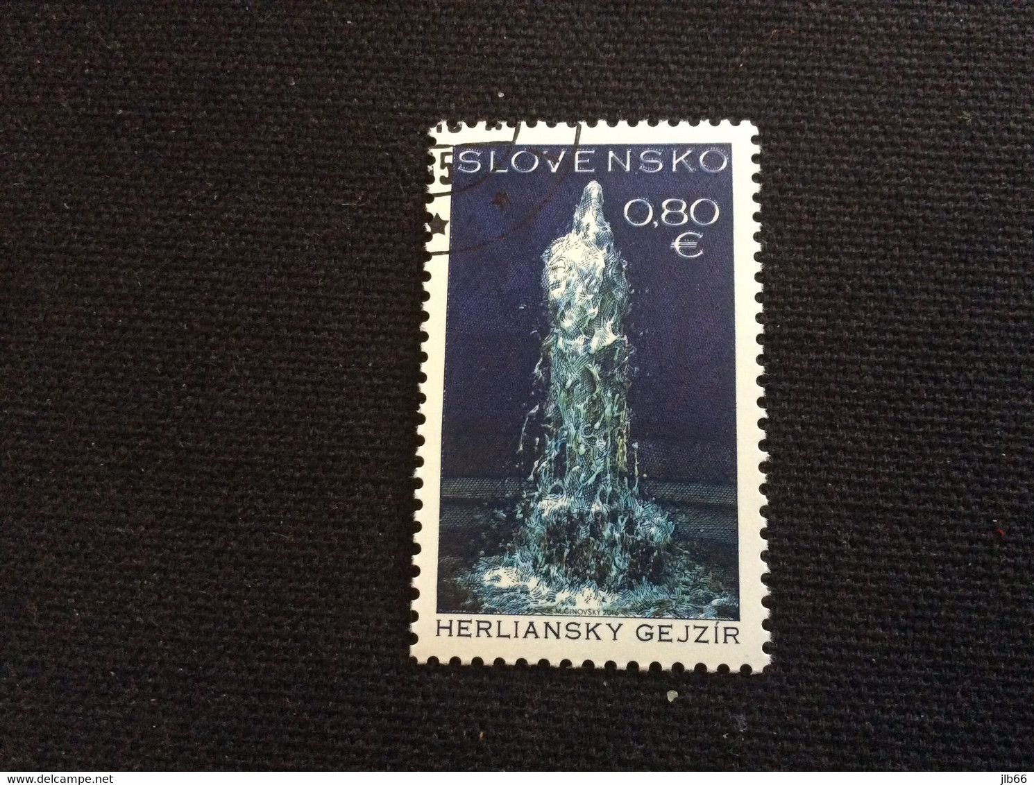 Slovaquie 2016 Oblitéré Yvert 697 Le Geyser De HERLANY - Used Stamps