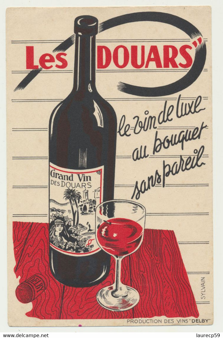 Buvards - VIN - LES DOUARS - Le Vin De Luxe Au Bouquet Sans Pareil - V