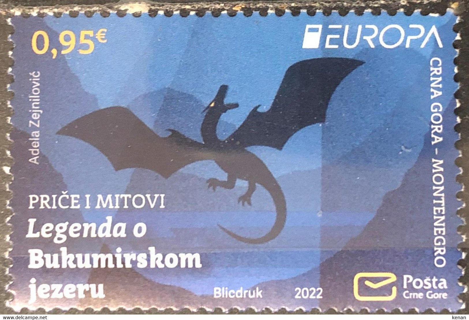 Montenegro, 2022, Europa Stamps - Stories And Myths - The Legend Of Bukumir Lake (MNH) - 2022