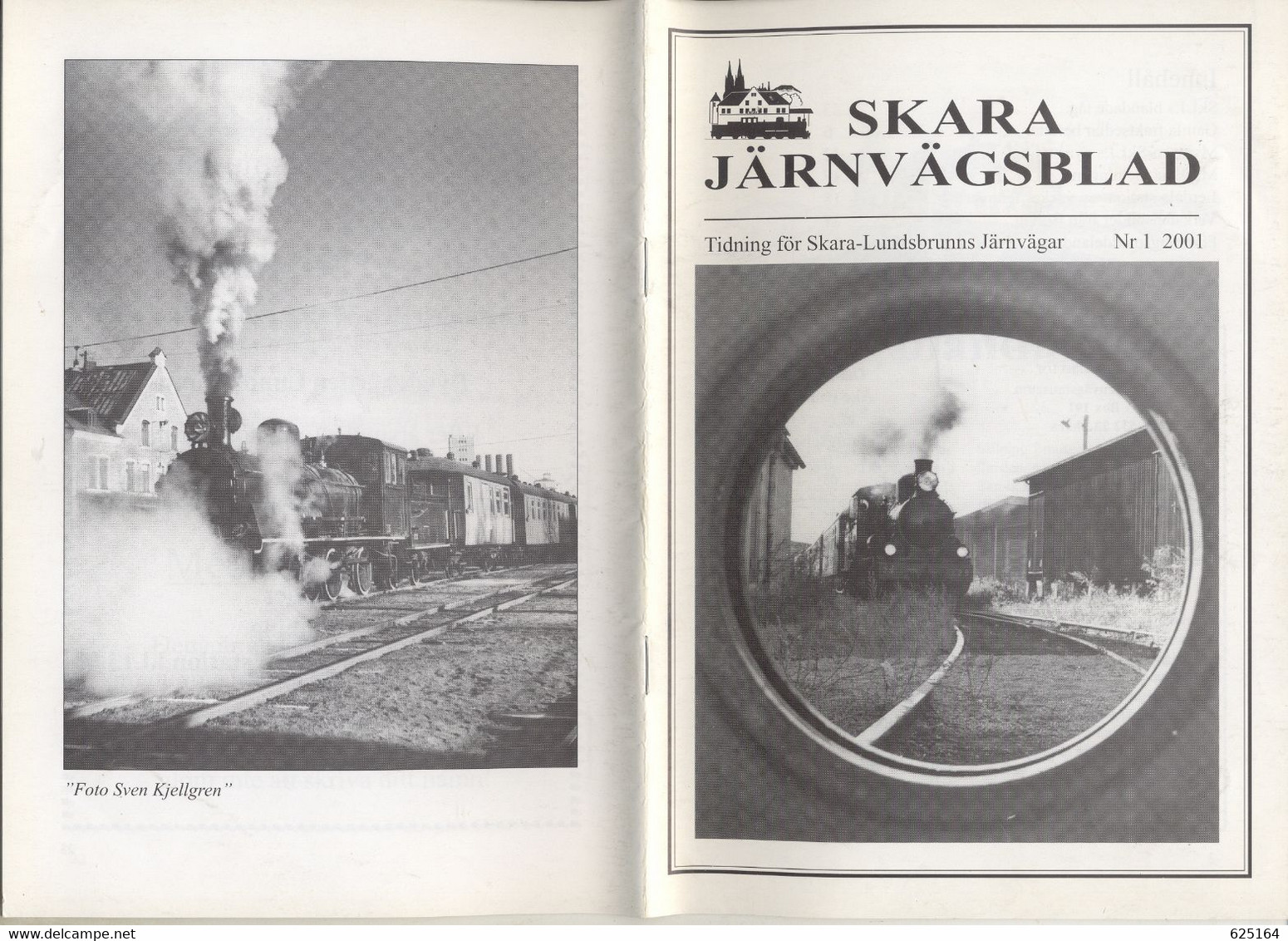 Magazine Skara Järnvägsblad 2001 N1Tidning Fur Skara Lundsbrunns Järnvägar - En Suédois - Sin Clasificación