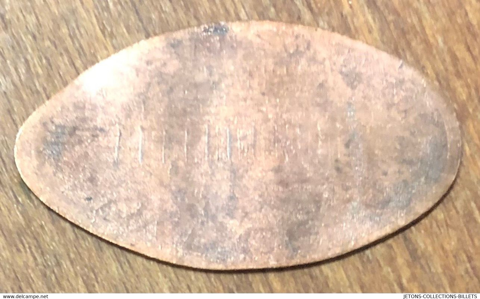 ÉTATS-UNIS USA RIVERBANKS ZOO GORILLE PIÈCE ÉCRASÉE PENNY ELONGATED COIN MEDAILLE TOURISTIQUE MEDALS TOKENS - Souvenirmunten (elongated Coins)