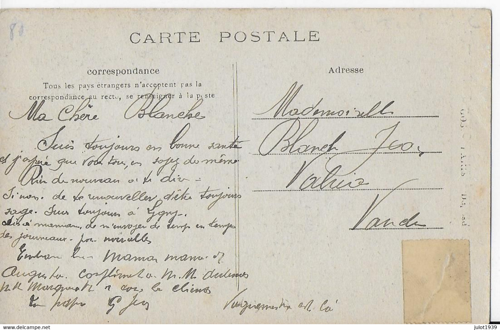 LIGNY SAINT FLOCHEL ..-- 1915 Courrier Militaire ?? - Saint Pol Sur Ternoise