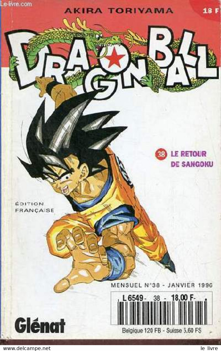 Dragon Ball N°38 Janvier 1996 : Le Retour De Sangoku. - Toriyama Akira - 1996 - Other & Unclassified