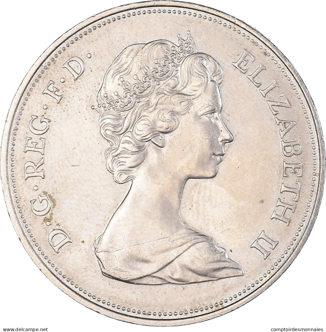 Monnaie, Grande-Bretagne, Elizabeth II, 25 New Pence, 1972, British Royal Mint - 25 New Pence