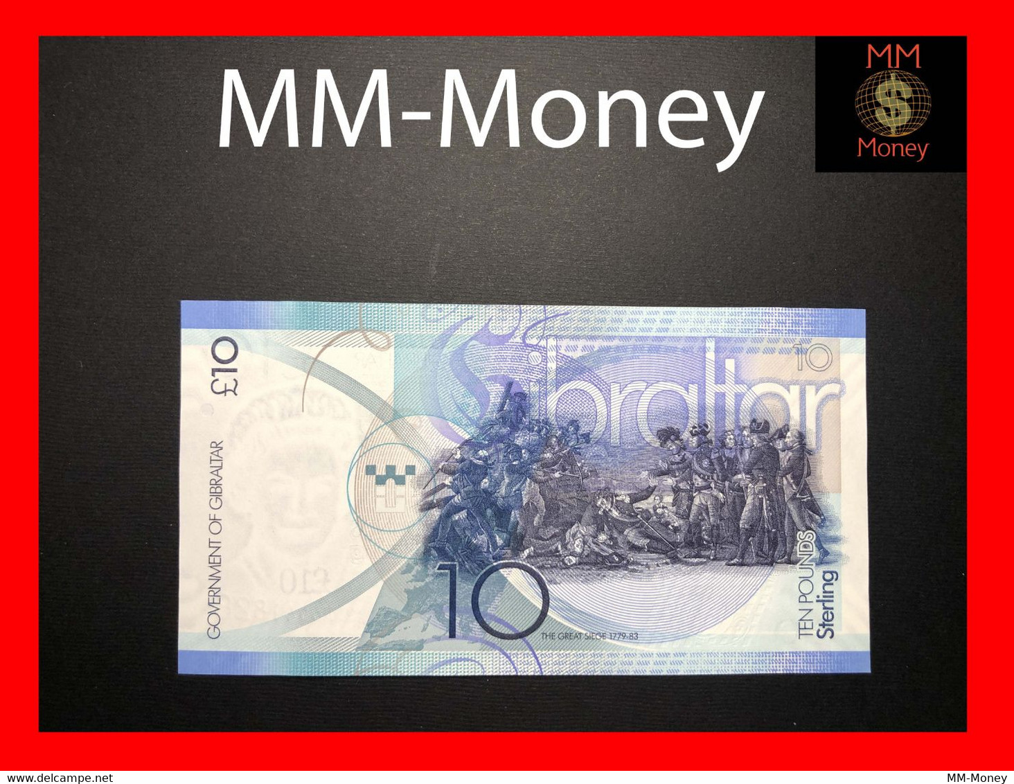 GIBRALTAR 10 £  1.8.2018   P. 36    UNC - Gibraltar
