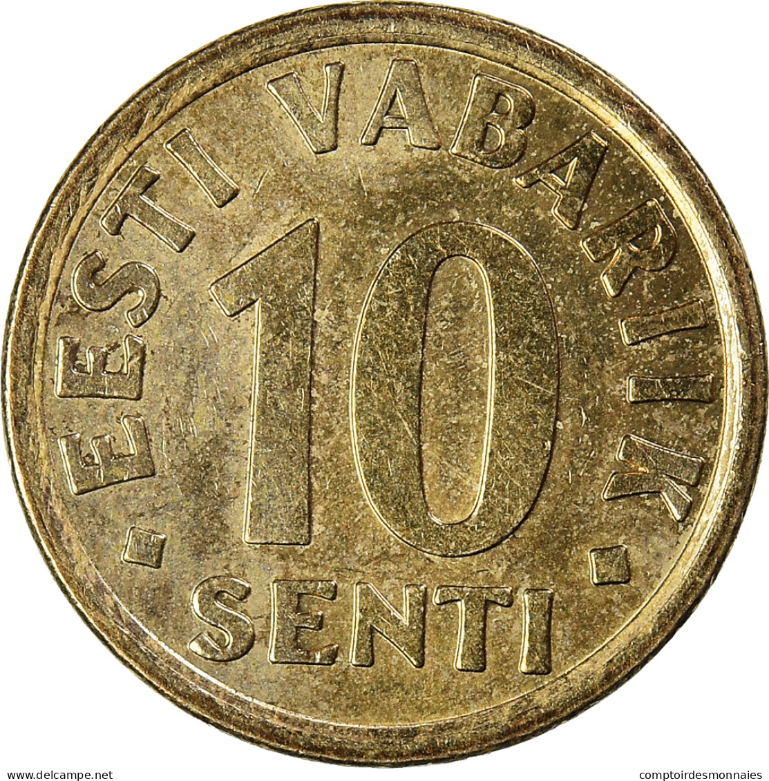 Monnaie, Estonie, 10 Senti, 2008 - Estonia